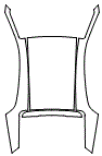 Roof Kit pattern for the 2022 Rolls Royce Wraith