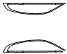 Window Opening Kit pattern for the 2022 Rolls Royce Wraith Black Badge