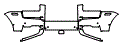Bumper Kit pattern for the 2019 Rolls Royce Cullinan