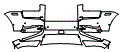 Bumper Kit pattern for the 2020 Rolls Royce Cullinan