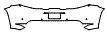 Rear Bumper Kit pattern for the 2014 McLaren MP4-12C
