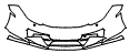 Bumper Kit pattern for the 2014 McLaren MP4-12C