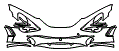 Bumper Kit pattern for the 2023 McLaren 720S