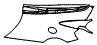 Rear Fender Kit pattern for the 2023 McLaren 720S