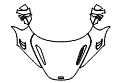 Full Hood, Fender and Mirror Kit pattern for the 2027 McLaren 750S