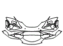 Bumper Kit pattern for the 2024 McLaren 765LT