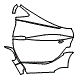 Door Kit pattern for the 2024 McLaren 765LT