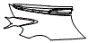 Rear Fender Kit pattern for the 2027 McLaren 750S