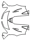 Rear Fender Kit pattern for the 2015 McLaren P1