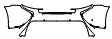 Rear Bumper Kit pattern for the 2016 McLaren 650S