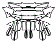 Rear Bumper Kit pattern for the 2021 McLaren 570S
