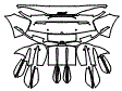 Rear Bumper Kit pattern for the 2017 McLaren 570GT