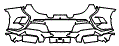 Rear Bumper Kit pattern for the 2018 McLaren 675LT