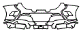 Rear Bumper Kit pattern for the 2018 McLaren 675LT
