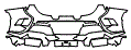 Rear Bumper Kit pattern for the 2018 McLaren 675LT