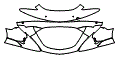 Bumper Kit pattern for the 2021 McLaren 600LT