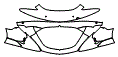 Bumper Kit pattern for the 2021 McLaren 600LT