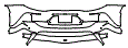 Rear Bumper Kit pattern for the 2022 McLaren GT