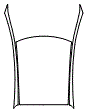 A-Pillar and Roof Kit pattern for the 2014 Tesla Model S