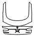 Trunk Lid Kit pattern for the 2019 Tesla Model S