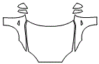 Full Hood, Fender and Mirror Kit pattern for the 2013 Tesla Model S