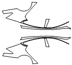 Rear Fender and A-Pillar Kit pattern for the 2026 Tesla Model S