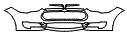 Bumper Kit pattern for the 2013 Tesla Model S