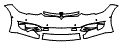Bumper Kit pattern for the 2018 Tesla Model S