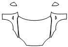 Full Hood, Fender and Mirror Kit pattern for the 2018 Tesla Model S