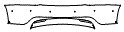 Rear Bumper Kit pattern for the 2018 Tesla Model S