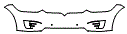 Bumper Kit pattern for the 2018 Tesla Model X