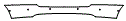 Rear Bumper Kit pattern for the 2018 Tesla Model X