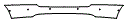 Rear Bumper Kit pattern for the 2022 Tesla Model X