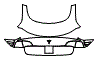 Trunk Lid Kit pattern for the 2024 Tesla Model 3 (Previous Generation)