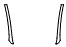 A-Pillar Kit pattern for the 2024 Tesla Model 3 (Previous Generation)