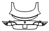 Trunk Lid Kit pattern for the 2024 Tesla Model 3 (Previous Generation)