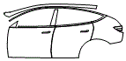 Door and Rear Fender Kit pattern for the 2020 Tesla Model Y