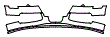 Bumper Kit pattern for the 2006 Bugatti Veyron