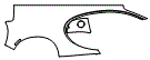 Rear Fender Kit pattern for the 2024 Bugatti Chiron