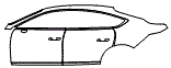 Rear Fender and Door Kit pattern for the 2024 Genesis ELECTRIFIED G80