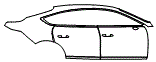 Rear Fender and Door Kit pattern for the 2024 Genesis ELECTRIFIED G80