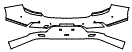 Rear Bumper Kit pattern for the 2024 Genesis ELECTRIFIED G80
