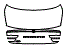 Trunk Lid Kit pattern for the 2024 Genesis ELECTRIFIED G80
