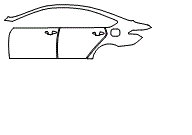 Door and Rear Fender Kit pattern for the 2016 Hyundai Genesis