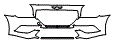 Bumper Kit pattern for the 2018 Genesis G80