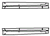 Rocker Panel Kit pattern for the 2018 Genesis G80