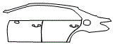 Full Fender and Door Kit pattern for the 2017 Genesis G90