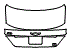 Trunk Lid Kit pattern for the 2017 Genesis G90
