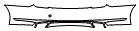 Rear Bumper Kit pattern for the 2017 Genesis G90