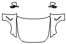 Full Hood, Fender and Mirror Kit pattern for the 2021 Genesis G70